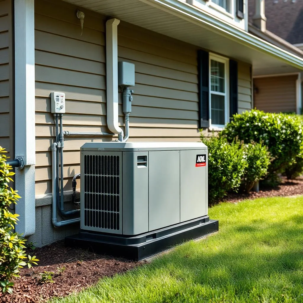 Whole-home standby generator installed by Whitehouse Electric LLC at a Southeast Georgia residence.